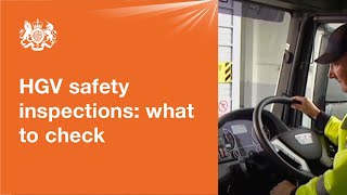 HGV safety inspections what to check [upl. by Desiri]