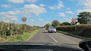 Driving from Withington Hereford to Bromyard [upl. by Ecaidnac]