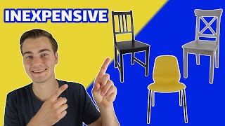 WHATS MORE COMFORTABLE 3 INEXPENSIVE IKEA DINING CHAIRS [upl. by Conrado193]