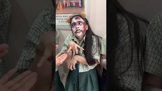 BhootBaneSchoolKBaache🧟🧟‍♀️bhootiyaprank bhoot hauntedshortsvideoshortvideo [upl. by Odlanyer]