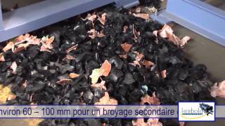 Une technologie de recyclage Broyage de grands tuyaux  Le HOS Herbold tuyau de déchiqueteuse [upl. by Mirielle690]