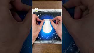 Im drawing a magical Christmas light bulb 🎄✍️ lWhat do you think  christmas oilpastels [upl. by Adaran780]