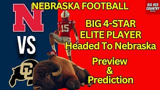 4STAR ELITE Player Headed To Nebraska Plus ColoradoNebraska Preview [upl. by Elletnahs]