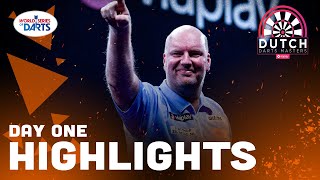 DUTCH DESTRUCTION Day One Highlights  2022 Dutch Darts Masters [upl. by Knight]