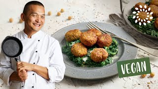 Falafel selber machen Rezept  Vegan [upl. by Aihtibat387]