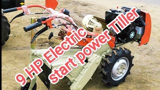 VST 95 DI IGNITO NEW POWER TILLER 9HP ELECTRIC START POWER TILLER [upl. by Fernand]