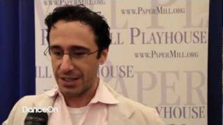 Christopher Gattelli  Newsies the Musical Choreographer  Paper Mill Playhouse [upl. by Ashwin]