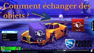 Échanger des objets  Rocket League [upl. by Refinaj]