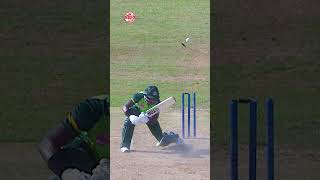 Malinga bowling  flying bails  😍  GT20 Canada  Montreal Tigers [upl. by Hcurob]