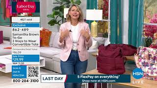 HSN  Samantha Brown Luggage Collection  All On Sale 09032024  01 PM [upl. by Cassius412]