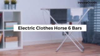 InnovaGoods Electric Clothes Horse 100W 6 bars [upl. by Lytton]