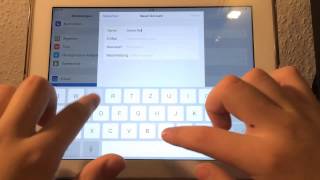 Freenet EMail am iPad einrichten [upl. by Fleischer]