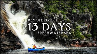 13Day Wilderness Fishing Trip Remote River to Worlds Biggest Lake [upl. by Naihr209]