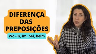 Preposições em Alemão  Wo in im bei beim preposicaoemalemao alemaodeverdade [upl. by Standley]