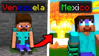 Sobreviví a LATINOAMÉRICA En Minecraft [upl. by Rusty]