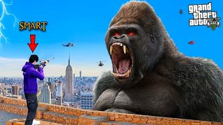 မြို့ထဲကို ကင်းကောင်ကြီး ဝင်လာပြီ  King Kong in GTA V  SMART On Live [upl. by Cowley]