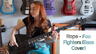 Rope  Foo Fighters Bass Cover [upl. by Damiani]