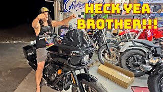 Thrashin Supply 65” ￼Risers Harley Davidson Low Rider ST Install [upl. by Aysab171]