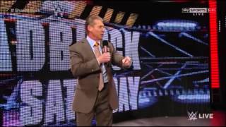 Vince McMahon Responds to quotAssholequot and quotCM Punkquot Chants  WWE RAW March 7th 2016 [upl. by Venezia]