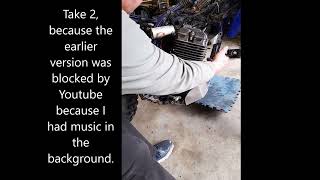 Yamaha TTR250 Starter Motor removeinstall [upl. by Aihsenet]