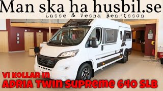 Adria Twin Supreme 640 SLB  Perfekta husbilen för 2 personer [upl. by Hesta128]