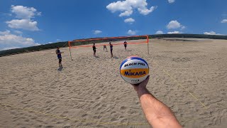 Волейбол от первого лица  BEACH VOLLEYBALL FIRST PERSON  «Dream Team» [upl. by Enneicul]