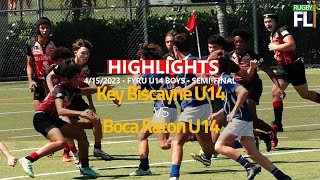 2023 04 22 Key Biscayne U14 vs Boca Raton U14 FULL GAME [upl. by Bocyaj]