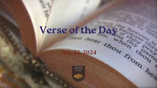 Verse of the Day  July 25 2024 [upl. by Snevets]