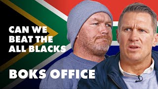 Springboks v All Blacks Rugby Championship special  Boks Office [upl. by Nylauqcaj]