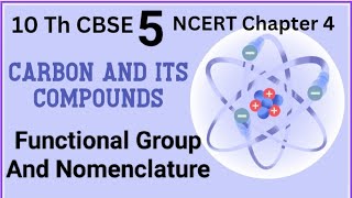 10th Science Carbon And Its CompoundsFunctional groupNomenclature of different carbon compounds [upl. by Odarbil476]