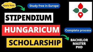 StepbyStep Guide How to Apply for Stipendium Hungaricum Scholarship 2025  Study in Hungary [upl. by Arianna]