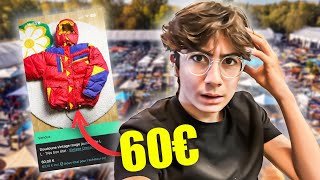 j’ai vendu cette doudoune 60€   Vlog brocante [upl. by Ahsimrac]