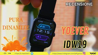 YOEVER IDW19  Chiamate ed ALEXA al polso Questo SMARTWATCH è PAZZESCO [upl. by Eeimaj]