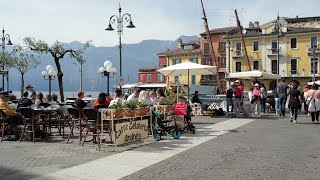 Malcesine Italy April 2024  WALKING TOUR 4K60 [upl. by Yeorgi253]