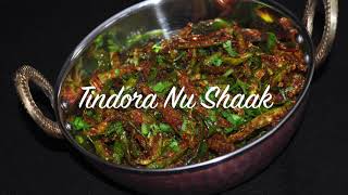 Gujarati Style Tindora Nu Shaak WITH TIPSDeep FriedLagan Style TindoraTendliGilodaIvy Gourd [upl. by Notsob729]