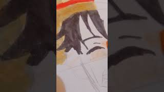 Drawing luffy in four different anime art styles ‼️ [upl. by Nekcerb251]