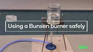 How to use a Bunsen burner safely [upl. by Suiravaj]