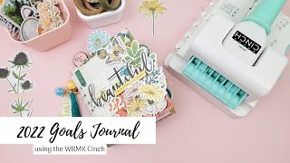 2022 Goals Journal  Using the WRMK Mini Cinch  Process Video [upl. by Mamoun894]