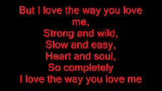 john michael montgomery  i love the way you love me lyrics [upl. by Nnyleak]