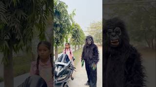 Gorilla ne Arhan ki bike chhin lii 😭🙏shorts [upl. by Ayekan]