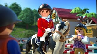 PLAYMOBIL Granja de Caballos La Película [upl. by Annora]