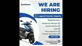 Jobs in Suzuki Jaypore jobs career jobhuntergroup [upl. by Ativla895]