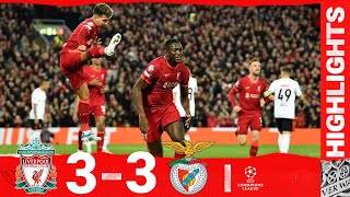 HIGHLIGHTS Liverpool 33 Benfica  FIRMINO amp KONATE BOOK A PLACE IN THE SEMIS [upl. by Odette]