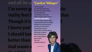 Careless Whisper  George Michaelverse1songlyricsytshortslyrucscarelesswhispergeorgemichael [upl. by Hnil]