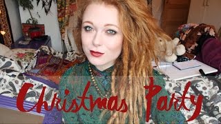 12  GRWM Christmas Party  Christmas Calendar 2015 [upl. by Nemracledairam745]