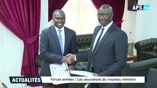 Forces armées  Les assurances du nouveau ministre [upl. by Dann370]