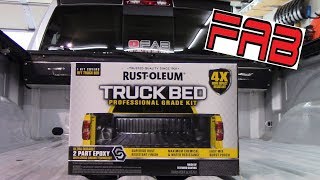 RAM Gets New Bed Liner RustOleum Truck Bed Kit Great Results [upl. by Reffotsirk]