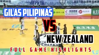 GILAS PILIPINAS VS NEW ZEALAND FULL GAME HIGHLIGHTS 37 WILLIAM JONES CUP 2015 THROWBACK [upl. by Neelac]