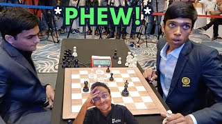 UNBELIEVABLE BLUNDER  Nihal Sarin vs Praggnanandhaa  Game 1  Commentary by Sagar [upl. by Leseil]