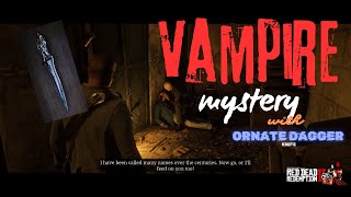 VAMPIRE Mystery Ornate Dagger Knife 🧛🧛🗡Red Dead Redemption 2 rdr2 rdr2secret viralvideo [upl. by Holman571]